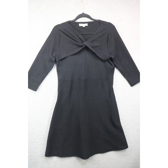 Nanette Lepore Keyhole Black Knit Dress-Size Medium - Picture 1 of 8